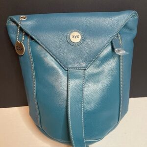The Sak Hillary Teal Crossbody Sling Pocketbook Purse Bag NEW Style 100941